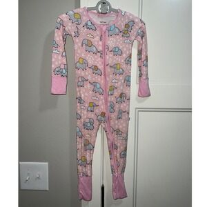 12/18 Little Sleepies Pink Elephant Snuggles